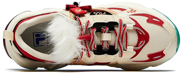 휠라 퓨전 RJV '크림화이트 다크레드' T12M111117FAR Shop 휠라 퓨전 RJV '크림화이트 다크레드' T12M111117FAR