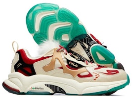 FILA FUSION RJV 'Blanco Crema Rojo Oscuro' T12M111117FAR Details for FILA FUSION RJV 'Blanco Crema Rojo Oscuro' T12M111117FAR