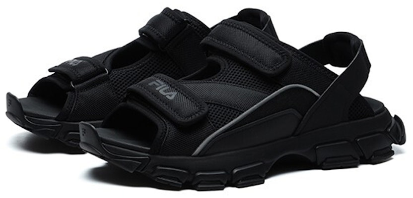 FILA FUSION Sandals 'Black' T12M125401FBK Lookbook FILA FUSION Sandals 'Black' T12M125401FBK