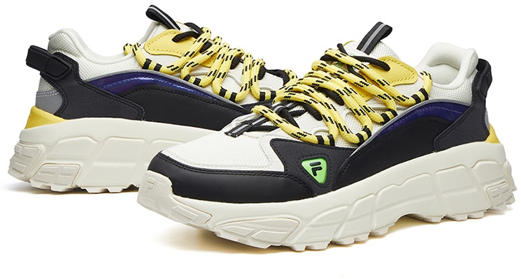 FILA Fusion Skyrunner 'Negro Blanco Amarillo' T12M044102FBS Shop FILA Fusion Skyrunner 'Negro Blanco Amarillo' T12M044102FBS