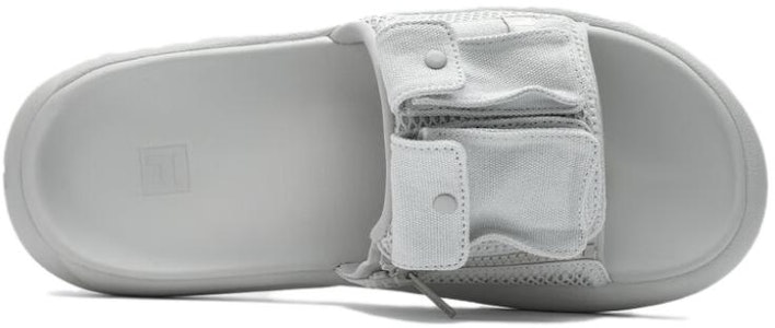 FILA FUSION斐樂潮牌 舒適耐磨 靜音一字拖鞋 男款 灰色 Shop FILA FUSION斐樂潮牌 舒適耐磨 靜音一字拖鞋 男款 灰色