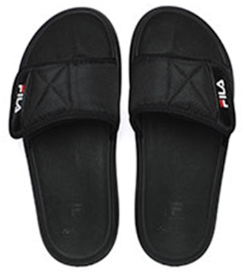 휠라 퓨전 도넛 슬리퍼 (블랙) T12M227506FBA Lookbook 휠라 퓨전 도넛 슬리퍼 (블랙) T12M227506FBA