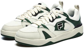 FILA FUSION スマッシュ スニーカー 白/緑 T12M243227FPA Lookbook FILA FUSION スマッシュ スニーカー 白/緑 T12M243227FPA