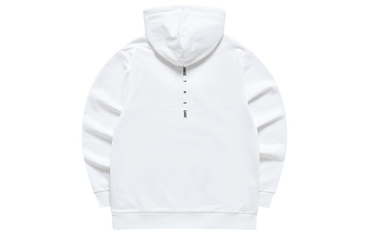 FILA Fusion Solid Letter Print Pullover Hoodie Standard White T11M241202FWT 圖 3