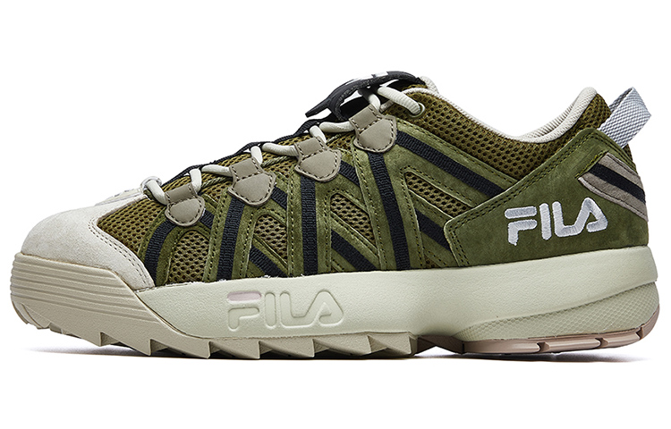 FILA FUSION Spaghetti Low Shoes 'Olive Green' T12M011201FAD