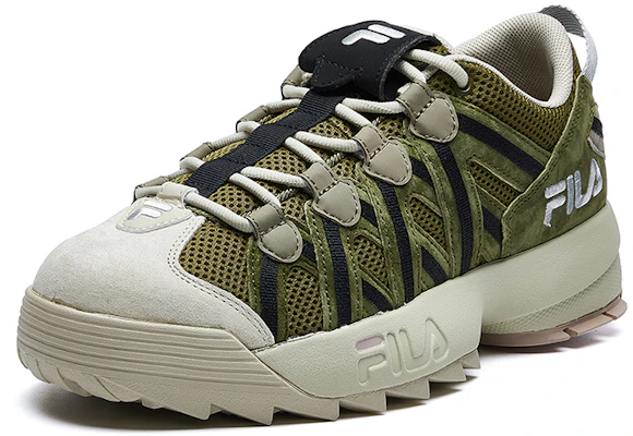 FILA FUSION Spaghetti Low Shoes 'Olive Green' T12M011201FAD Order FILA FUSION Spaghetti Low Shoes 'Olive Green' T12M011201FAD