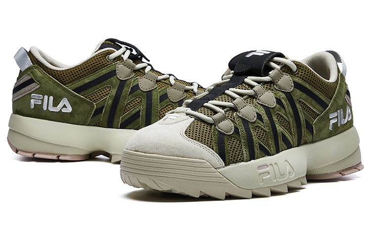 Shop FILA FUSION Spaghetti Low Shoes 'Olive Green' T12M011201FAD
