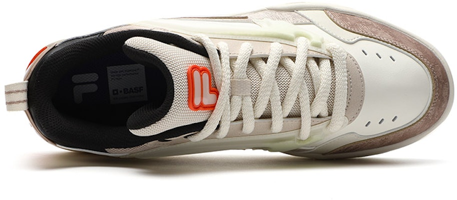 FILA FUSION Sport Vintage Basketball Shoes 'White Brown' T12M333203FTA Lookbook FILA FUSION Sport Vintage Basketball Shoes 'White Brown' T12M333203FTA