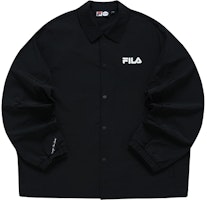 FILA FUSION Street Sport Casual Loose Fit Woven Shirt Jacket Black (). T11M221702FBK FILA FUSION Street Sport Casual Loose Fit Woven Shirt Jacket Black (). T11M221702FBK