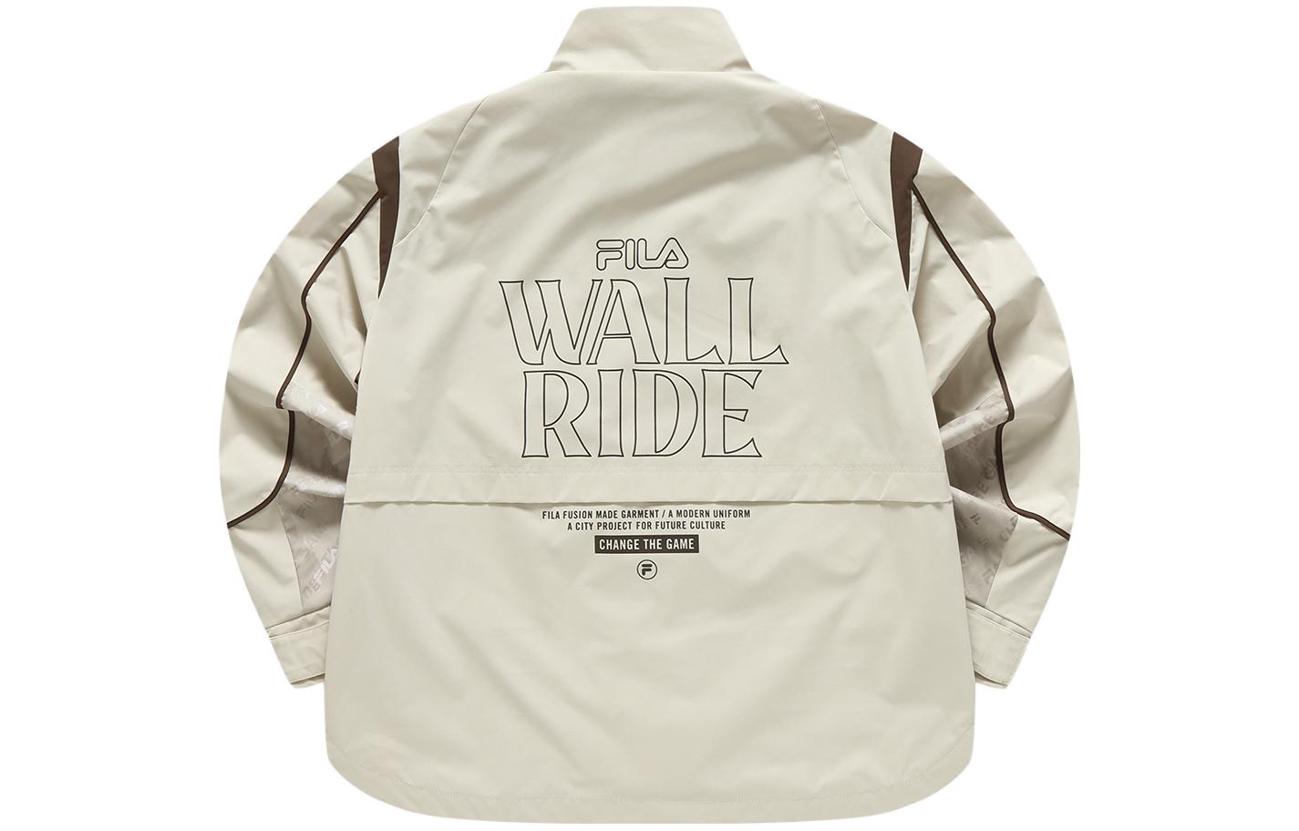 FILA FUSION Street Sport Logo Print Loose Fit Outdoor Jacket Ying Guo Apricot T11M311711F-BG 圖 2