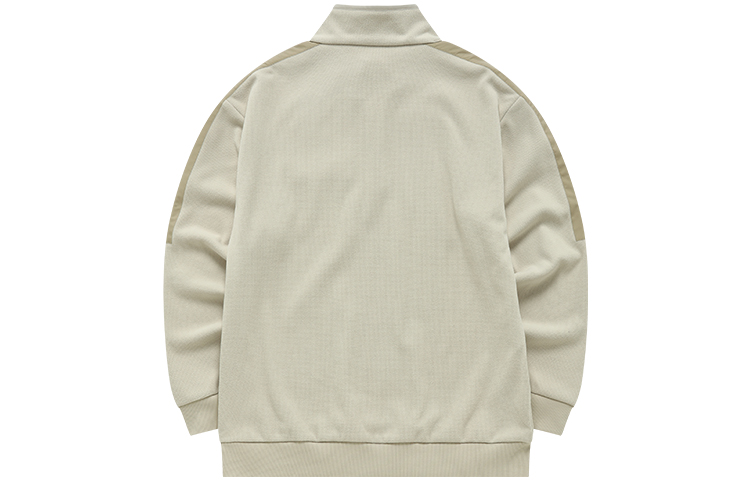 Lookbook FILA FUSION 街頭運動暖款套頭衫 米色棕色 T11M211204F-DK