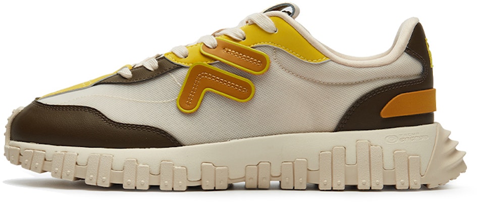 Fila Fusion 斐乐潮牌 減震防滑耐磨 低筒老爹鞋 木薯粉 Buy Fila Fusion 斐乐潮牌 減震防滑耐磨 低筒老爹鞋 木薯粉