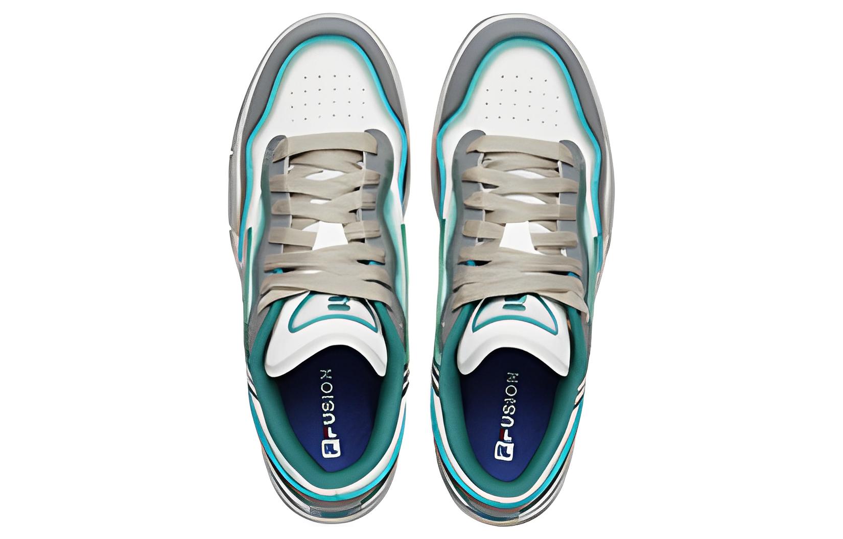 Shop 斐乐FUSION T88 SKB '白灰色' T12M232313FLF