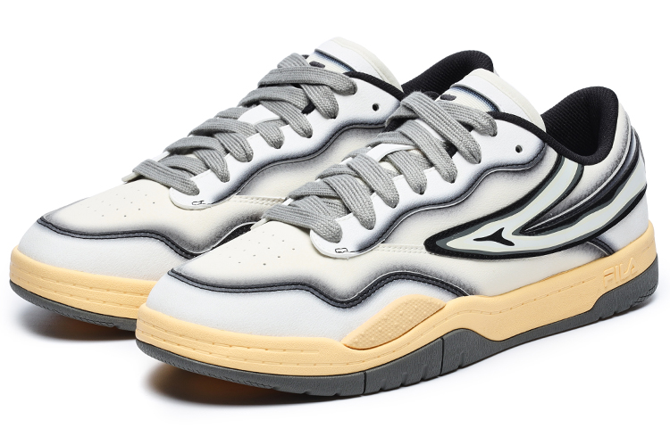 Order FILA FUSION斐樂潮牌 T88 SKB 時尚休閒 低幫 板鞋 男款 古白