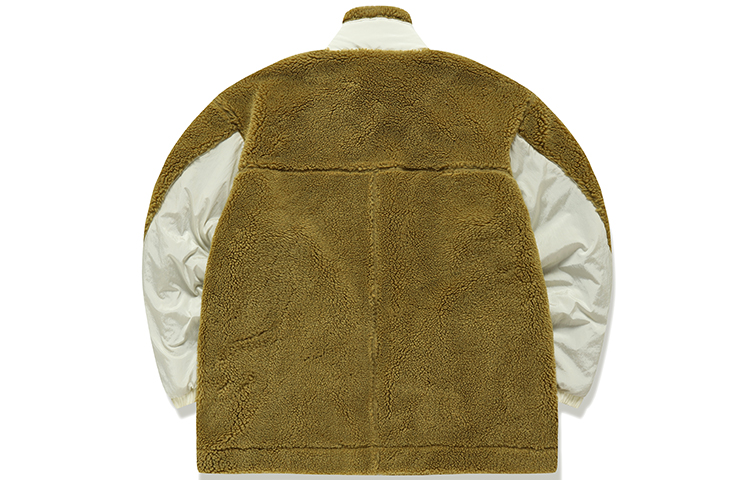 FILA FUSION Teddy Fleece Logo Jacket in Camel Brown. T11M146501F-BN 圖 3