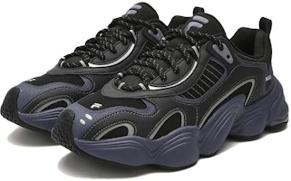 휠라 퓨전 테너시티 블랙/블루 스니커즈 T12M341617FBK Lookbook 휠라 퓨전 테너시티 블랙/블루 스니커즈 T12M341617FBK