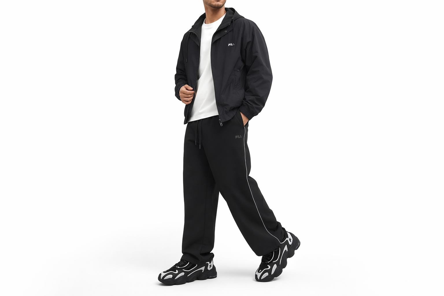 Order Zapatillas FILA FUSION Tenacity 'Negro Blanco' T12M331612FBL