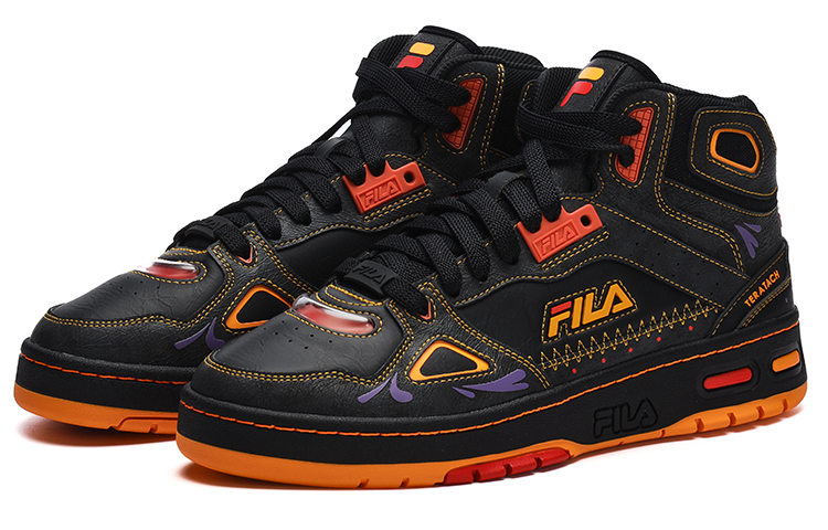 FILA FUSION Teratach-Pack Sneakers 'Black Orange' 圖 2