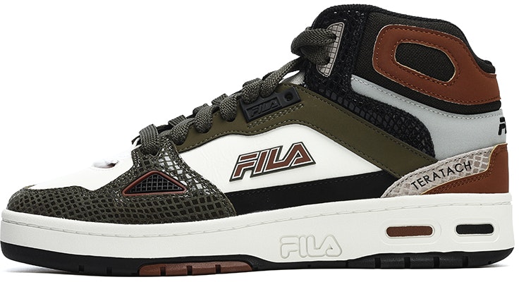 FILA FUSION Teratach 'Olive White' Hijau Zaitun Putih T12M243211FOB Buy FILA FUSION Teratach 'Olive White' Hijau Zaitun Putih T12M243211FOB
