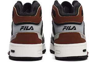 Shop FILA FUSION斐樂潮牌 Teratach 潮流時尚 中幫 復古籃球鞋 男款 橄欖白