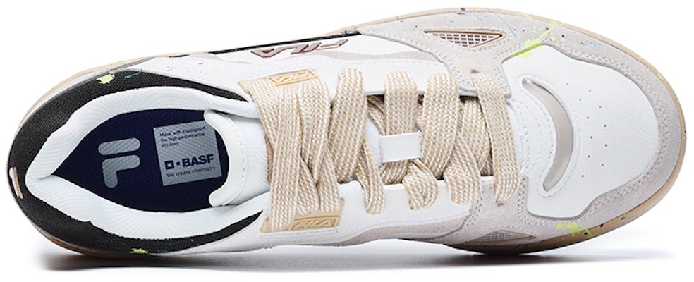 Kasut FILA FUSION Teratach Low-Pack 'Putih Beige' T12M233208FBA Lookbook Kasut FILA FUSION Teratach Low-Pack 'Putih Beige' T12M233208FBA