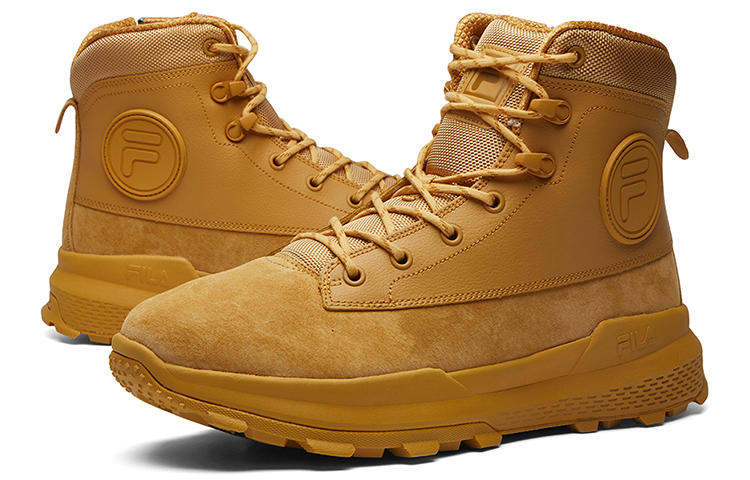 Shop 斐乐Fusion Trooper 1S‘蜂蜜黄’ T12M044112FHY