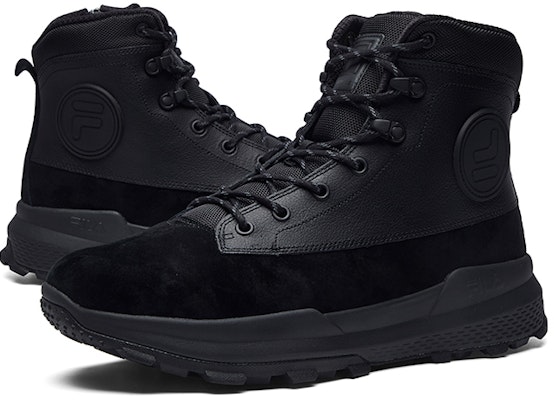 FILA Fusion Trooper 1S High 'Black Fleece-Lined Outdoor Boot' T12M044112FBK Shop FILA Fusion Trooper 1S High 'Black Fleece-Lined Outdoor Boot' T12M044112FBK