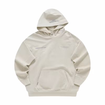 FILA FUSION Unisex Knit Hoodie Casual Sweatshirt Gray Beige Fashion Style T11U343202FBG