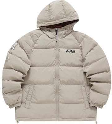 FILA Fusion ユニセックス ミニマリスト ジッパー付き暖かいダウンジャケット. T11U346901F-BG Buy FILA Fusion ユニセックス ミニマリスト ジッパー付き暖かいダウンジャケット. T11U346901F-BG