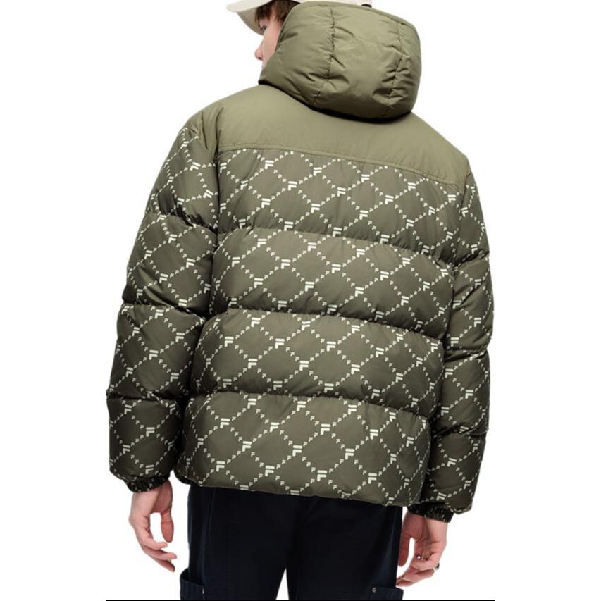 Purchase FILA Fusion Unisex Oversized Windproof Hooded Puffer Jacket - Butterfly Green. T11U443904F-KK