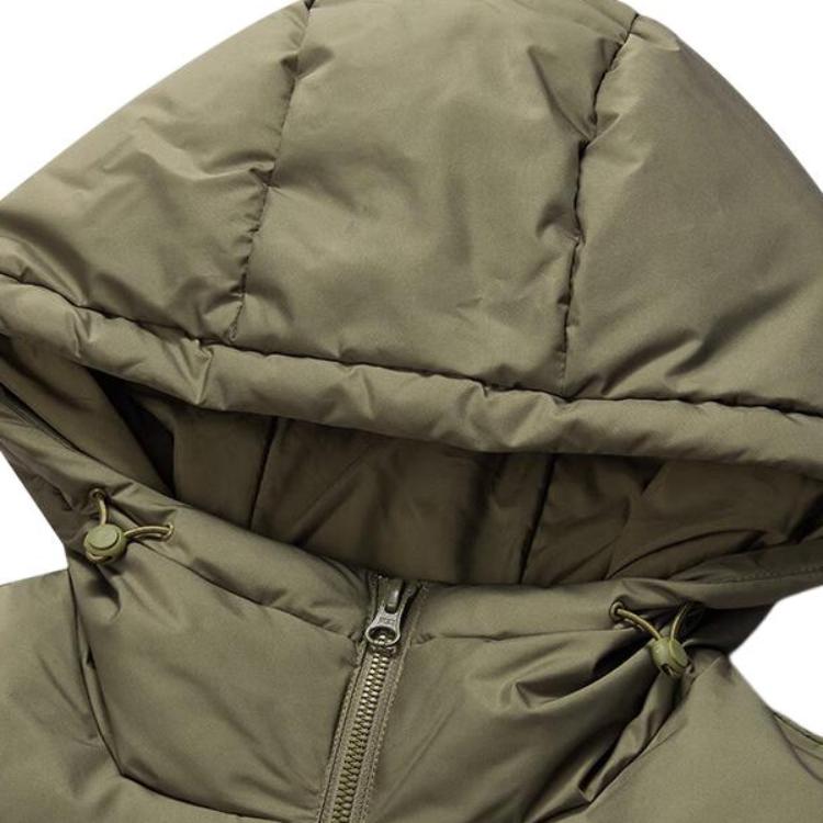 Details for FILA Fusion Unisex Oversized Windproof Hooded Puffer Jacket - Butterfly Green. T11U443904F-KK