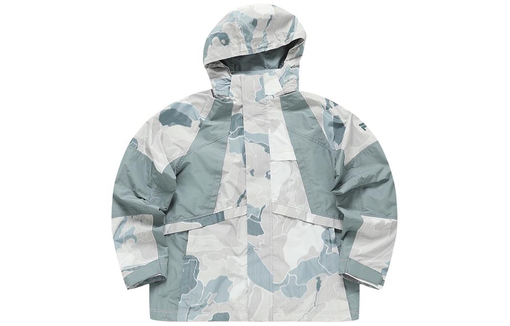 FILA FUSION Urban Tech Hooded Jacket Blue Purple Green Casual Sportswear T11M411703F-KK 圖 2