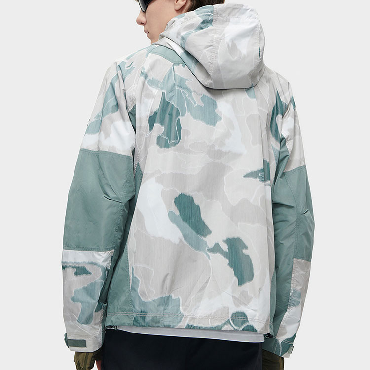 FILA FUSION Urban Tech Hooded Jacket Blue Purple Green Casual Sportswear T11M411703F-KK 圖 4