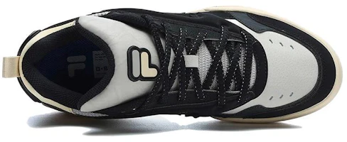 Lookbook FILA FUSION斐樂潮牌 減震防滑耐磨 低筒 復古籃球鞋 黑灰