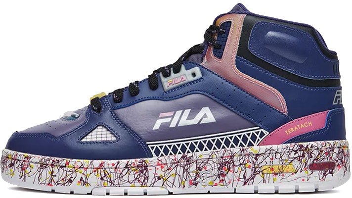 FILA FUSION Vintage Basketbal Shoes 'Blue Purple' T12M131205FCD Buy FILA FUSION Vintage Basketbal Shoes 'Blue Purple' T12M131205FCD