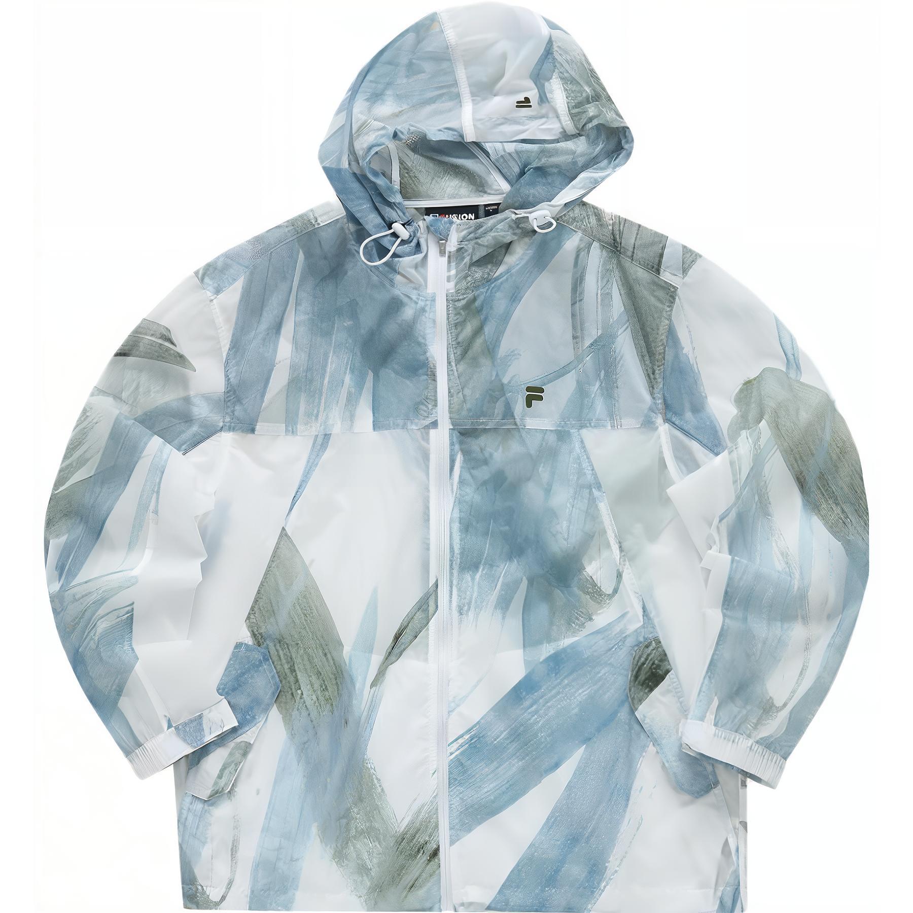 FILA FUSION White 2023 Summer Comfi-Shield Sunproof Jacket T11M331708FWT