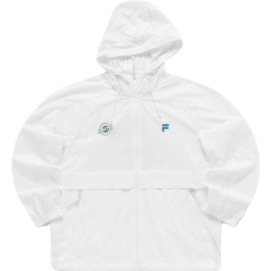 FILA Fusion White Casual Sports Fashion Woven Jacket T11M335701F-WT