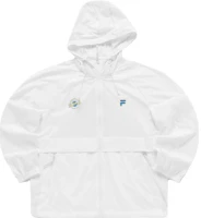 FILA Fusion White Casual Sports Fashion Woven Jacket T11M335701F-WT FILA Fusion White Casual Sports Fashion Woven Jacket T11M335701F-WT