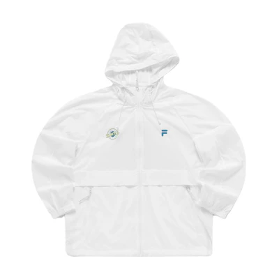 FILA Fusion White Casual Sports Fashion Woven Jacket T11M335701F-WT