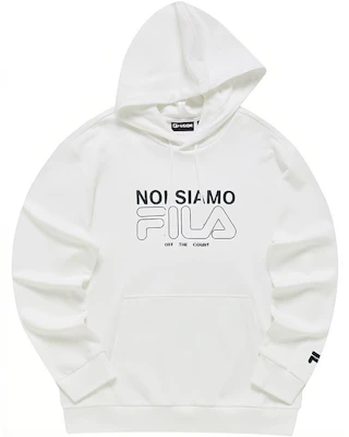 휠라 퓨전 화이트 후디 미니멀 레터 프린트 및 테니스 니트 디자인 T11M243206FWT Buy 휠라 퓨전 화이트 후디 미니멀 레터 프린트 및 테니스 니트 디자인 T11M243206FWT