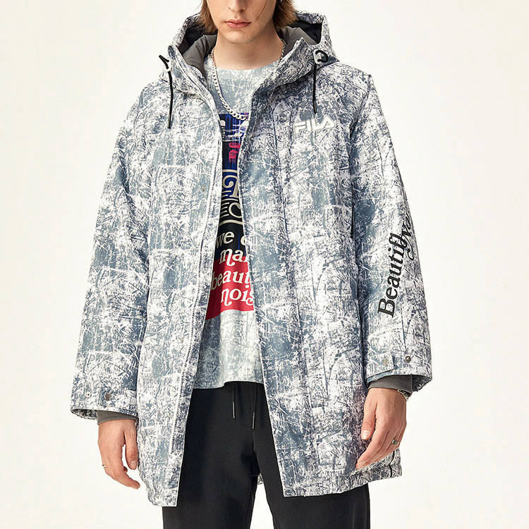 Shop FILA Fusion Winter Down Jacket - Gaya Streetwear dan Hangat. T11M146902F-WT
