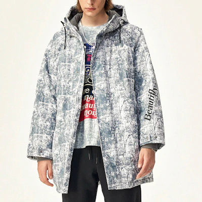 FILA Fusion Winter Down Jacket - Gaya Streetwear dan Hangat. T11M146902F-WT Shop FILA Fusion Winter Down Jacket - Gaya Streetwear dan Hangat. T11M146902F-WT