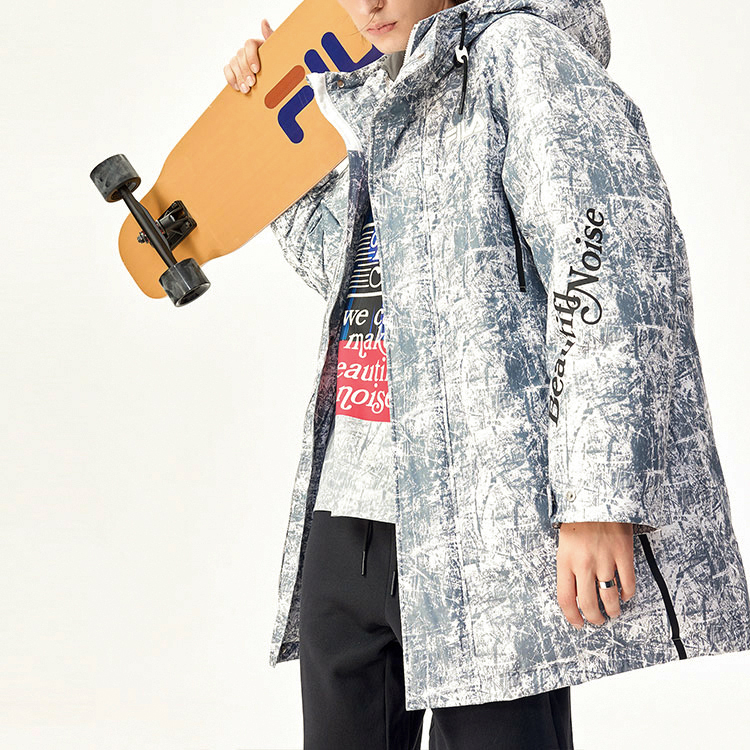 Details for FILA Fusion Winter Down Jacket - Gaya Streetwear dan Hangat. T11M146902F-WT