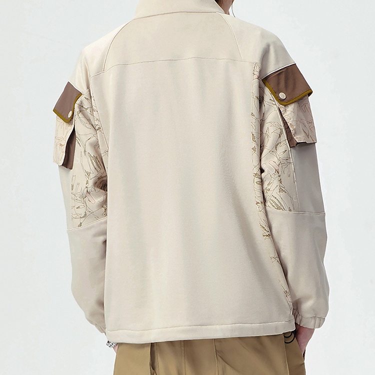 Purchase FILA FUSION x 白山拼色高領半拉鏈休閒上衣 棕色 男款 T11M147202F-LK