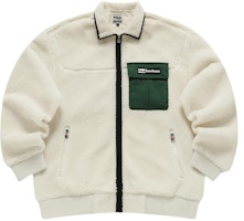 FILA Fusion x FACETASM Unisex Fleece Zip-Up Jacket White. T11U417901F-IV FILA Fusion x FACETASM Unisex Fleece Zip-Up Jacket White. T11U417901F-IV