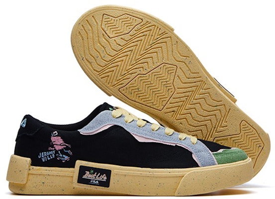 FILA FUSION x Jeremyville 'Hitam' T12M135104FBG Purchase FILA FUSION x Jeremyville 'Hitam' T12M135104FBG