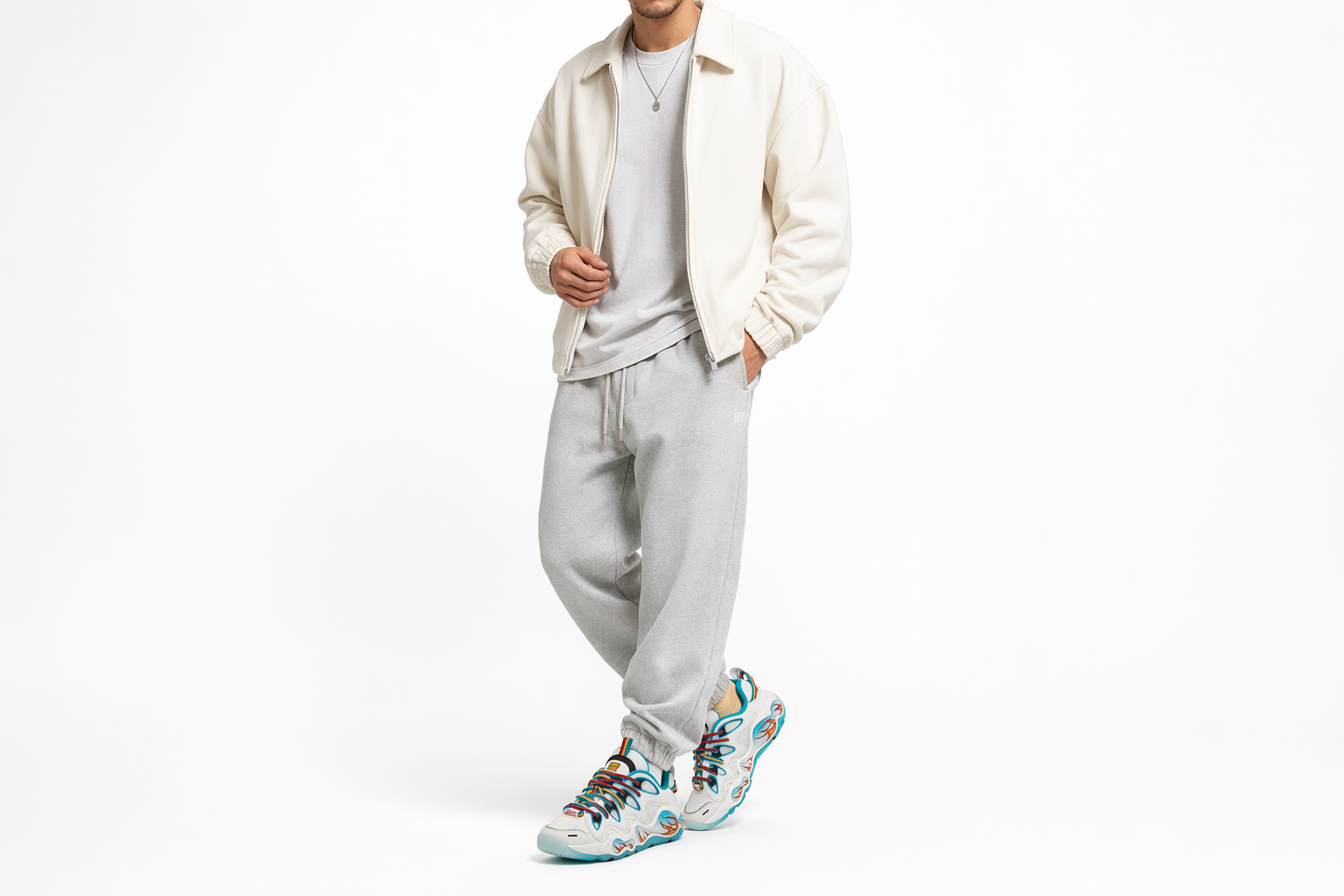 Order Baskets FILA FUSION x Mitchell & Ness Bank Vertical ''Blanc Bleu'' T12M343217FBS