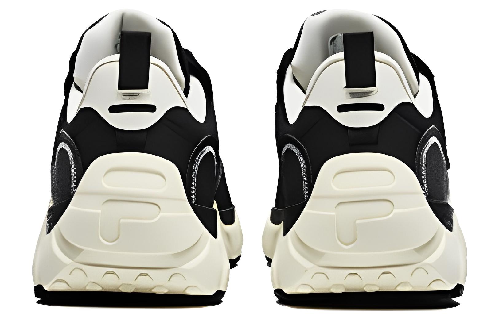 Shop FILA FUSION × N°21 BONEスニーカー 黒白 T12M241203FBA