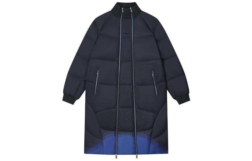 FILA Fusion x TEAM WANG Unisex Long Puffer Jacket Black T11U349903F-BK