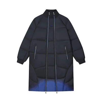 FILA Fusion TEAM WANG Unisex Long Puffer Jacket Black T11U349903F-BK